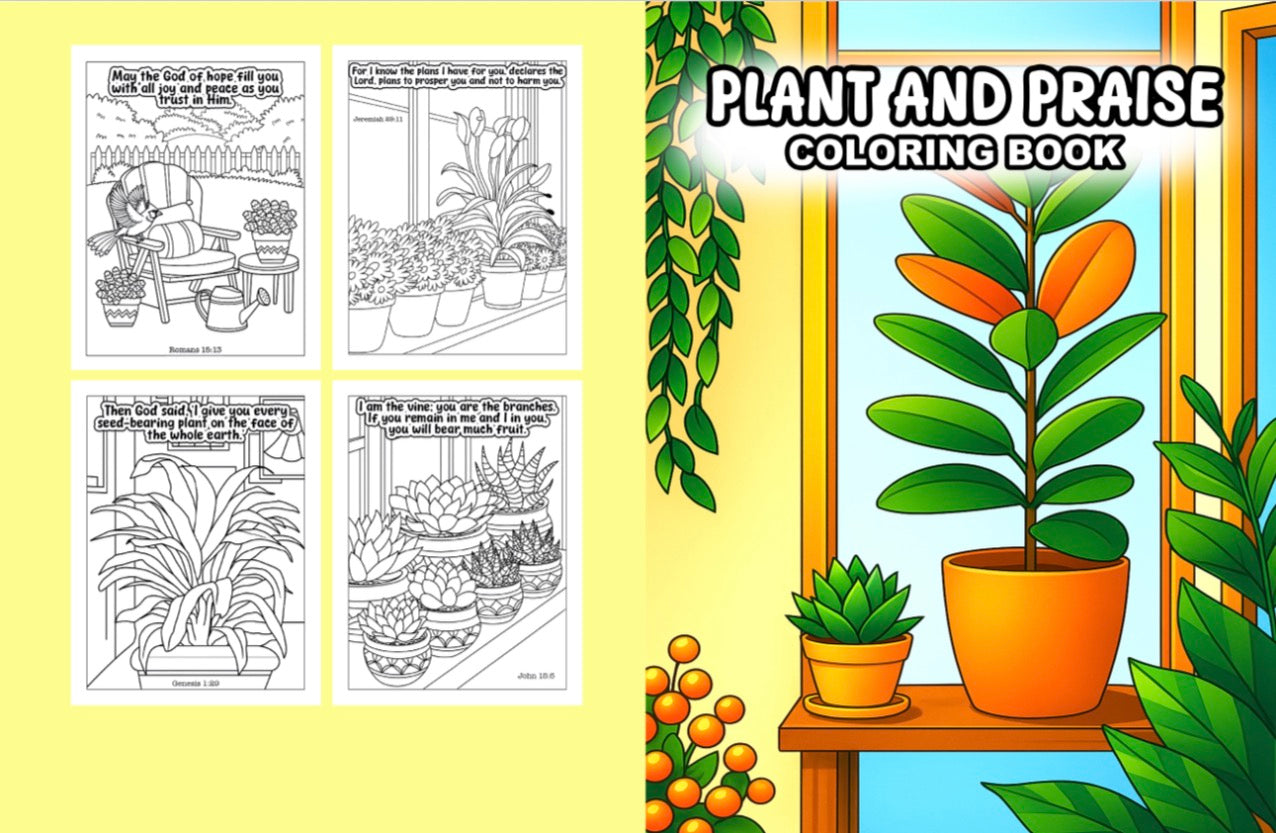 Plant and Praise Coloring Book